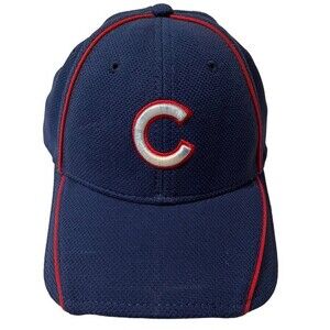 Chicago Cubs New Era 39Thirty Flex Fitted Official Batting Cap/Hat Size L/XL